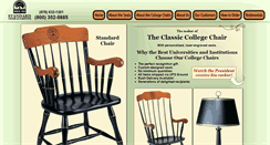 Desktop Screenshot of collegechair.com